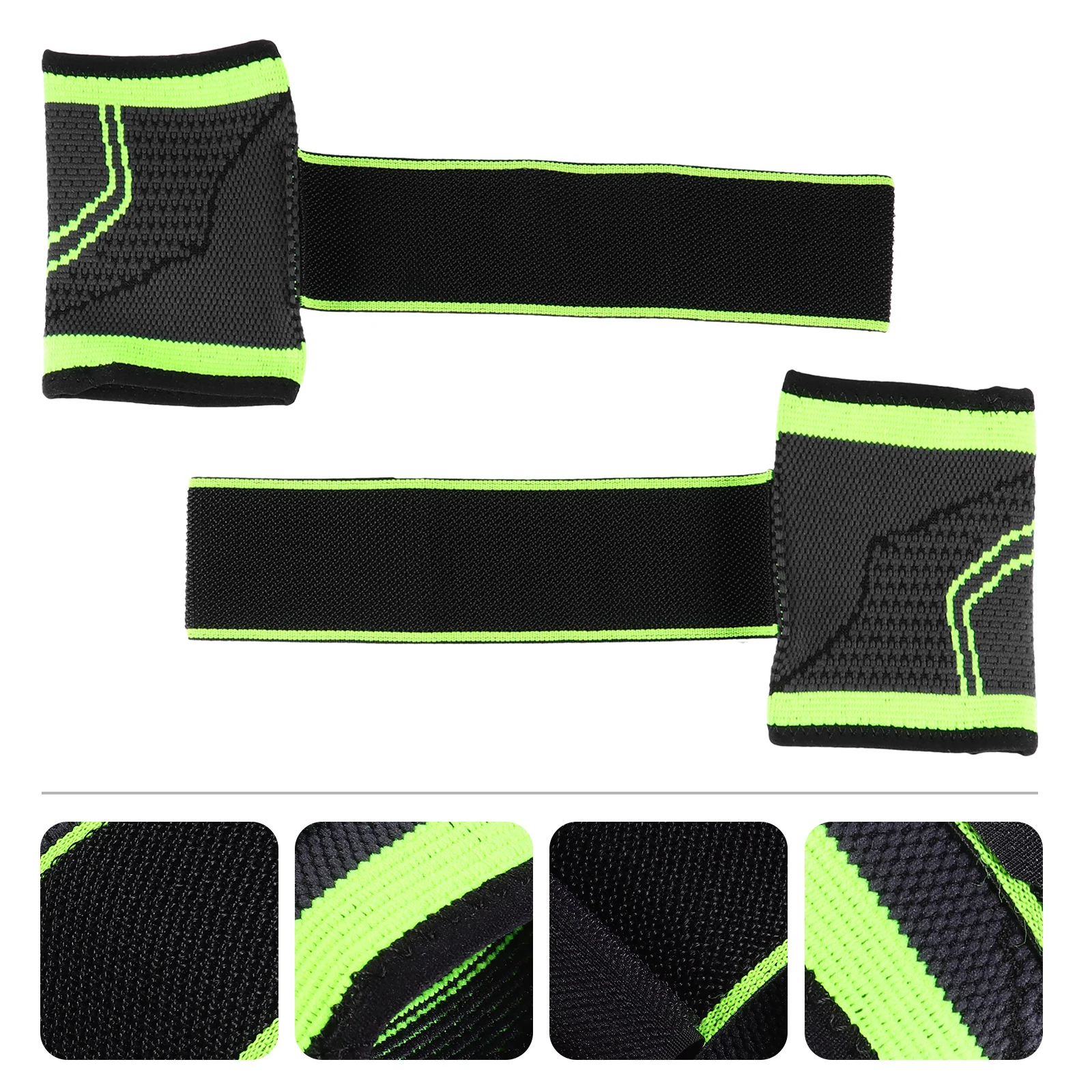 

2pcs Twining Wristbands Support Brace Sports Wrist Wrap Protector Breathable Non Slip Wrist Sleeve For Basketball Running
