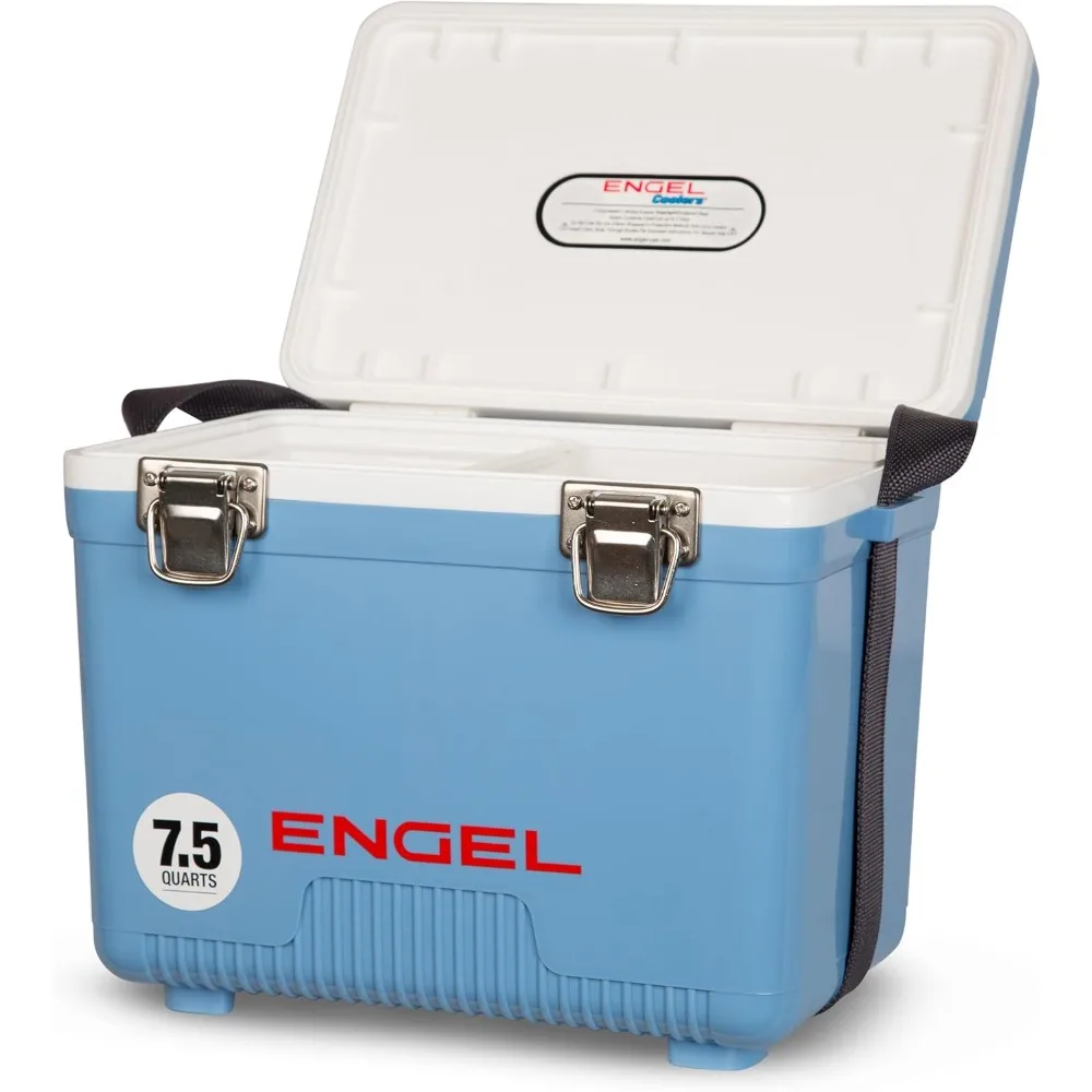 7.5qt Leak-Proof, Air Tight, Drybox Cooler and Small Hard Shell Lunchbox for Men and Women