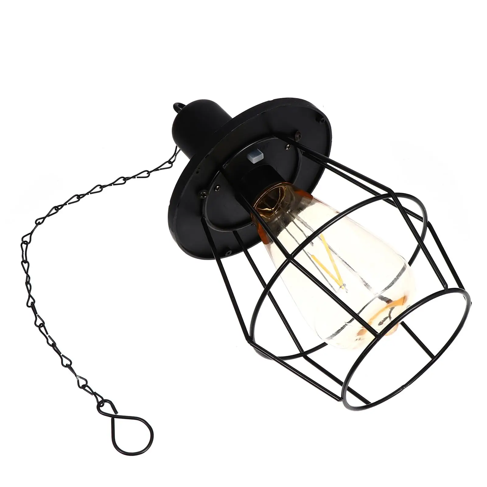 

Solar Wrought Iron Lamp Vintage Decorative Hanging Garden Lights Waterproof Courtyard Lamps Retro Outdoor Solar Lighting