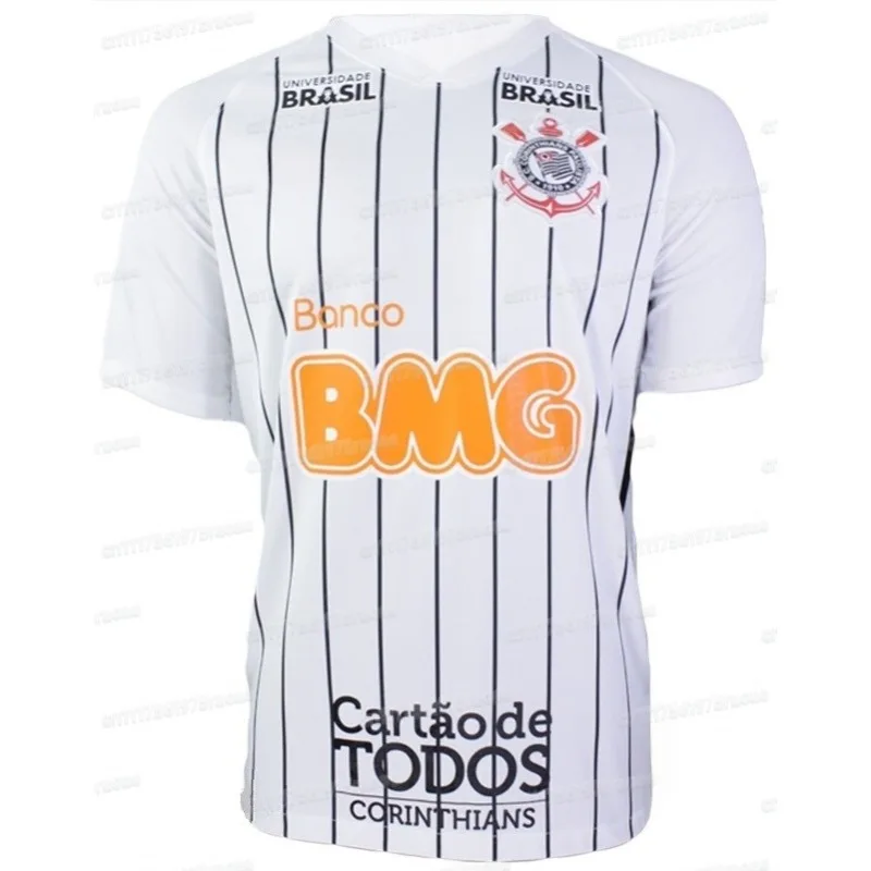 Klassisches Tim-Style Fußball-Fan-Familien-3D-Druck-Kurzarmshirt für Corinthians-Fans in Brasilien Sport-Kurzarmshirt – Detail 8