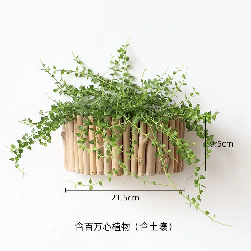 Macrame Plant Hangers Wall Hanging Basket basket simulation rattan Boho Hanging Planter for Indoor Outdoor Home Decor Garden