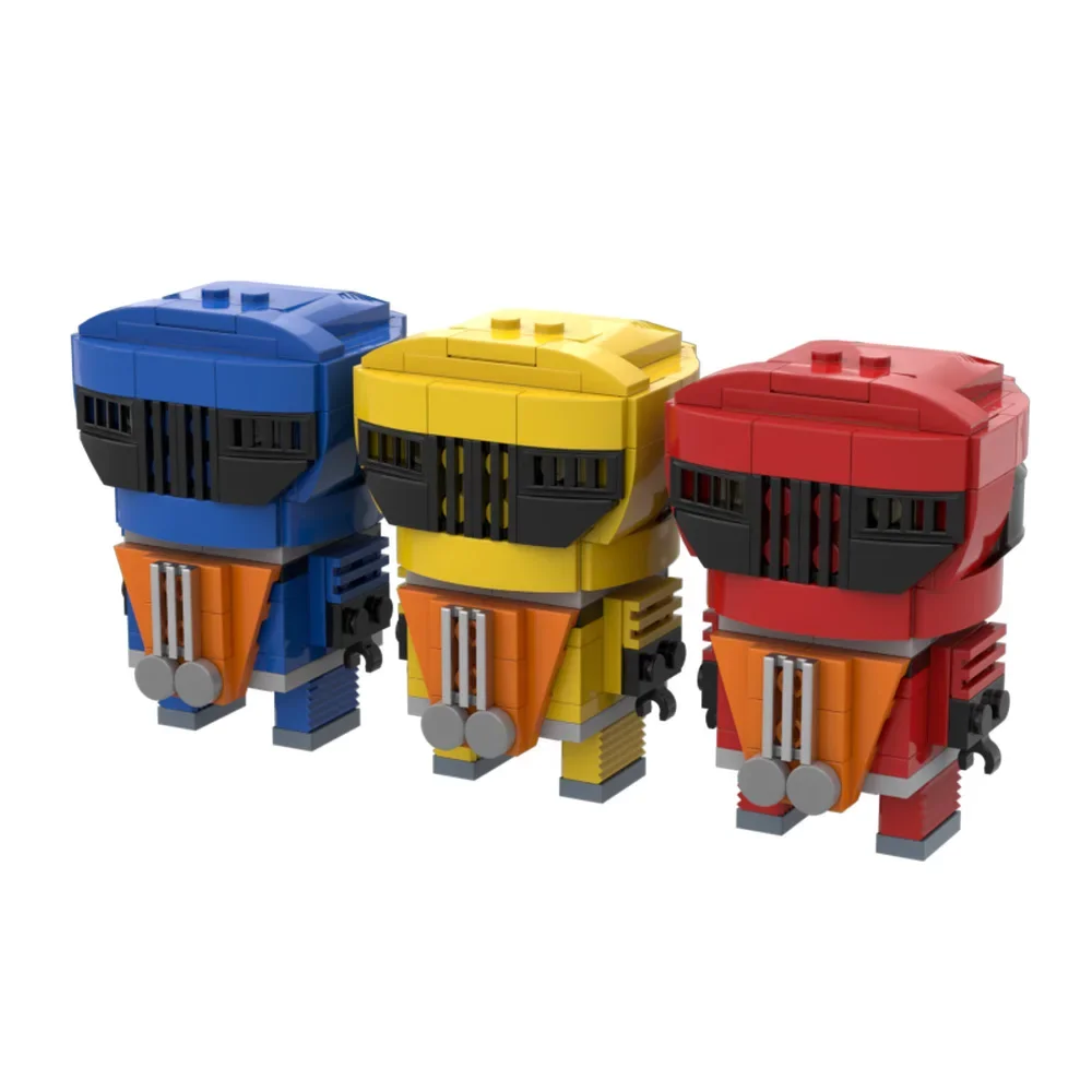 

Конструктор Gobricks MOC: Космический костюм из фильма «2001: Космическая одиссея», красно-синяя модель, строительные блоки, игрушки для сборки, подарок для детей, сделай сам