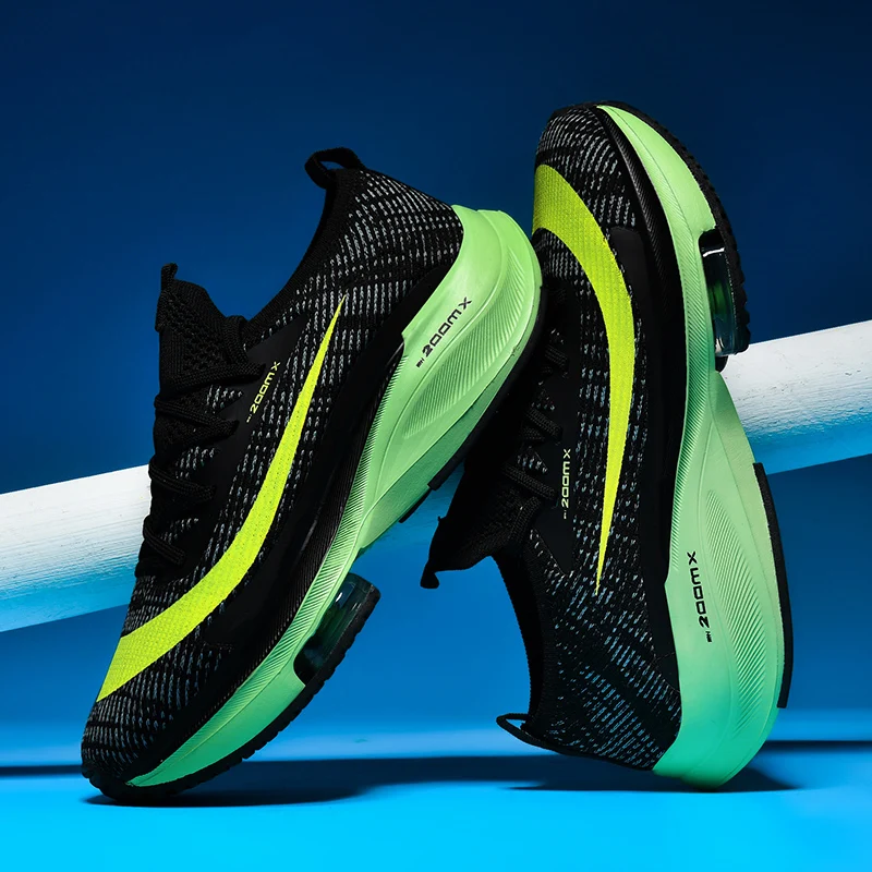 

Men Running Shoes Breathable Race Cushioning Outdoor Jogging Sneakers Trainer Luxury shoes Couple Non-Slip Mesh Off-road Shoes
