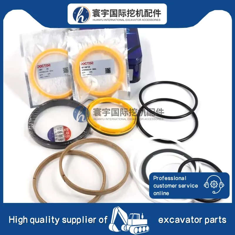 

KOM-707-99-57160 PC200-7 Excavator Parts Compatible with Hydraulic Seals Cylinder Arm Kit Excavator Part