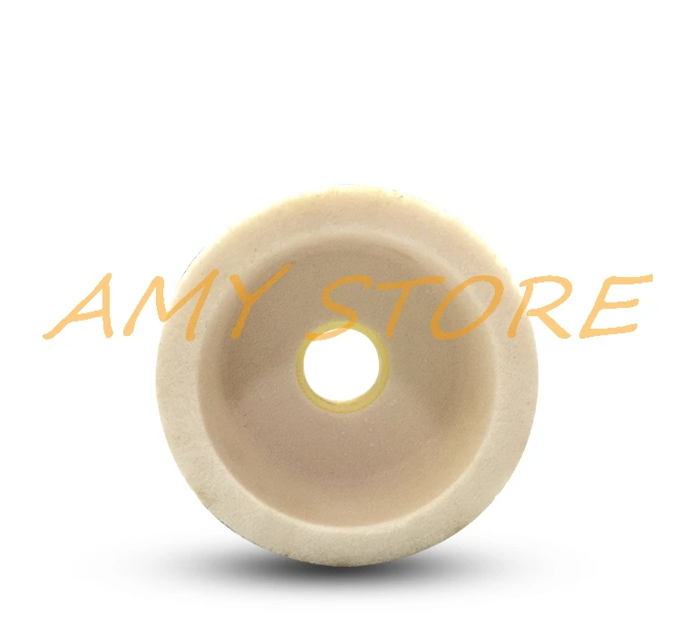 1Pc 125mm White Corundum Cup Grinding Wheels Abrasive Size 125x63x32mmx13mm Grit 46# 60# 80# Rotary Tools Sharpener