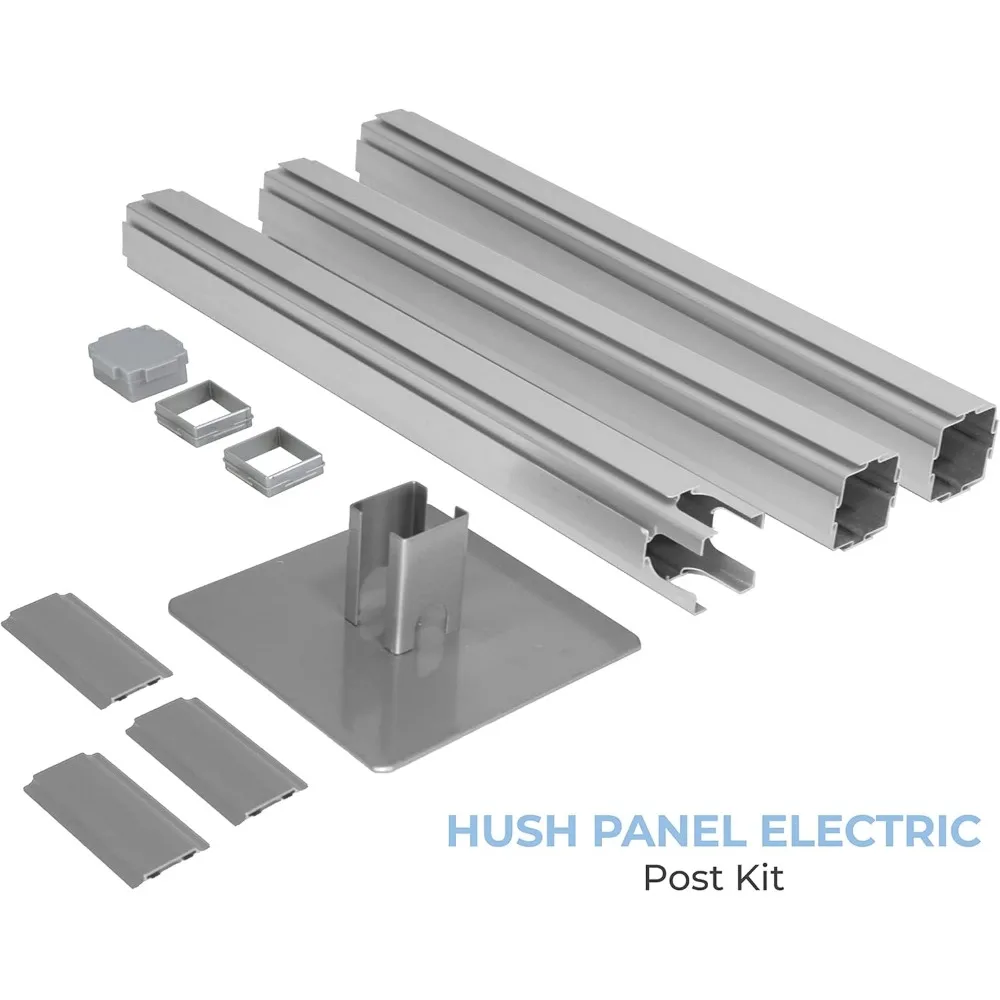 Pre-Configured Hush Panel Electric Cubicle | Workstation Divider Walls | Cubicle Privacy Panels | Office Partition Walls