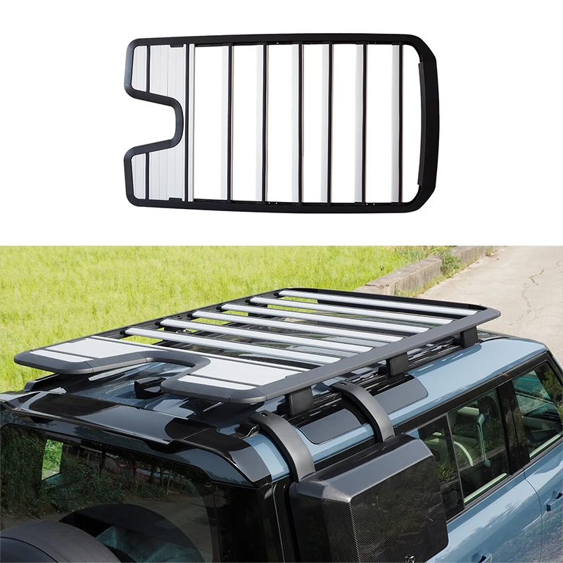 

Roof rack for Land Rover 2020+ Defender 110 silver high quality roof rail luggage rack