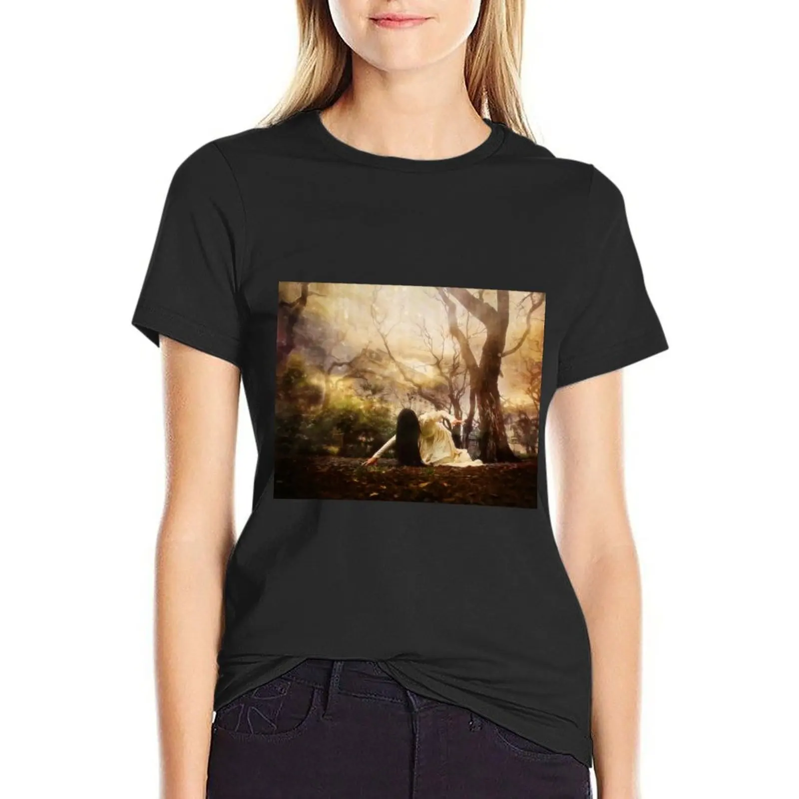 

AnnA T-Shirt blanks vintage clothes shirts graphic tees t shirt for Women