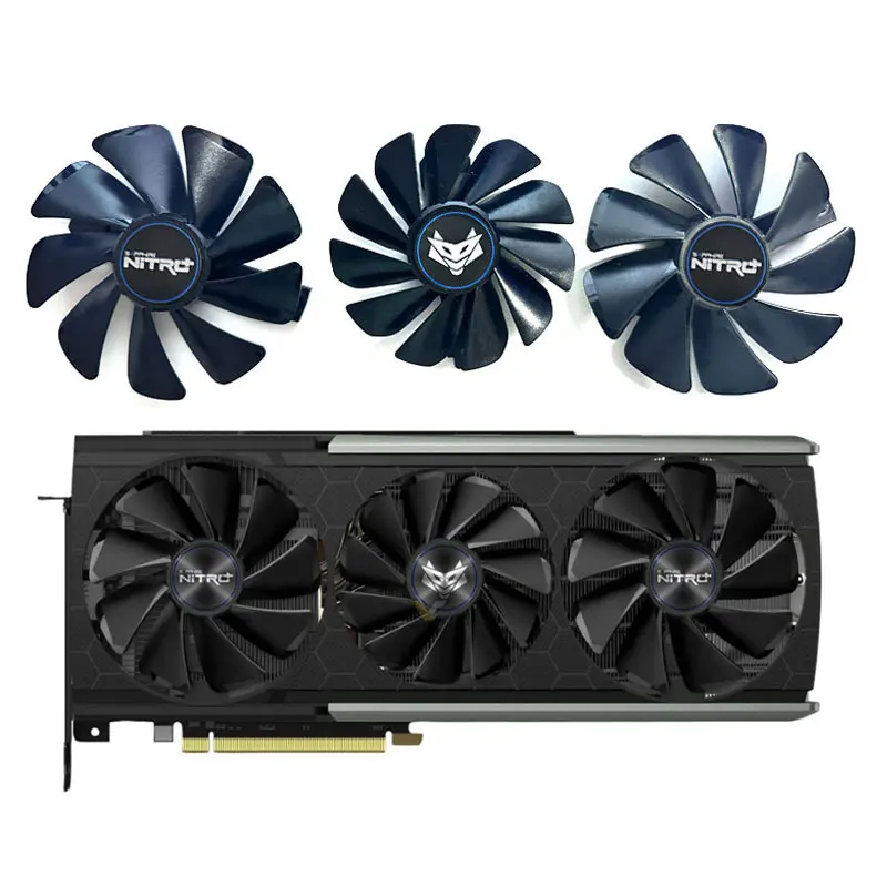 Новинка, 85 мм 95 мм для SAPPHIRE Radeon RX5700 5700XT 8 ГБ, видеокарта NITRO, запасной вентилятор, FD10015M12D