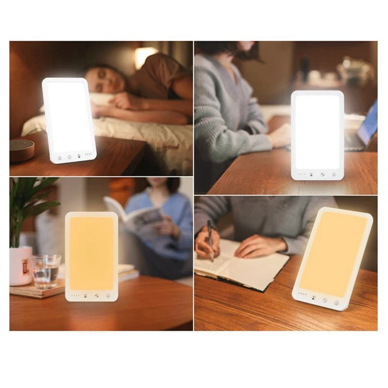 Light Therapy Lamp 10000 Lux Sun Lamp With 5 Adjustable Brightness Levels Touch Control SAD Light Therapy Lamp