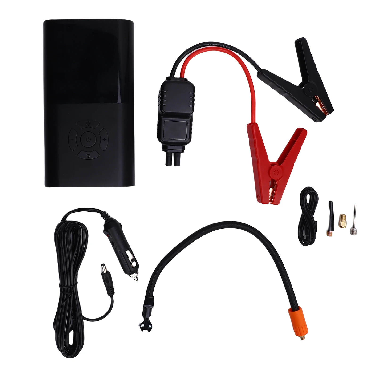 

Portable Tire Inflator 5-150PSI, LCD Display & Emergency Starter, Digital Pump for Car/Motorcycle/Bike Automotive Use