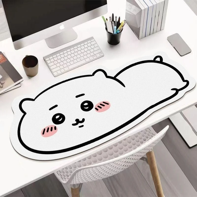 

Cartoon Large Mouse Pad Chiikawa Hachiware Special Shape Mousepads Computer Keyboard Mouse Pads Cute Cat Desktop Decorative Mat