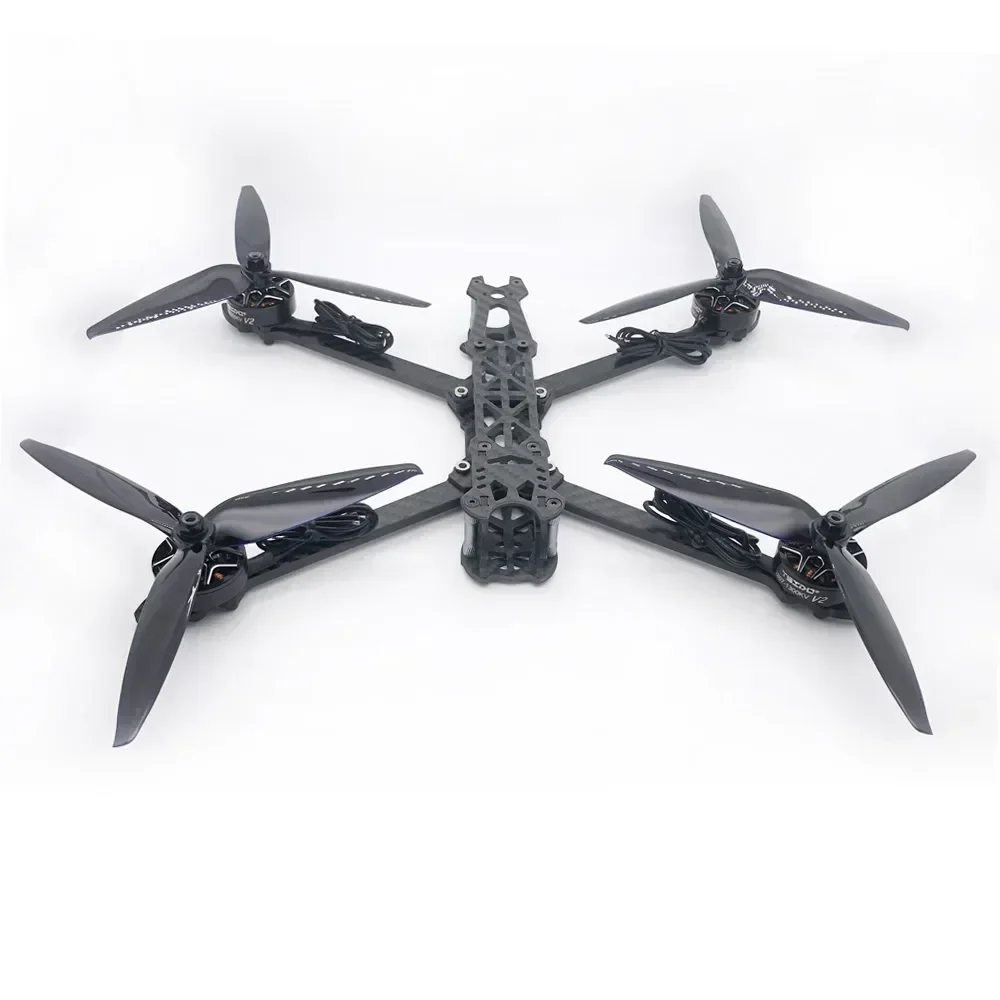 2Pairs For HQPROP 7X4X3 7040 3-Blade PC Propeller for RC FPV Freestyle 7inch Long Range LR7 Cinelifter Drones DIY Parts