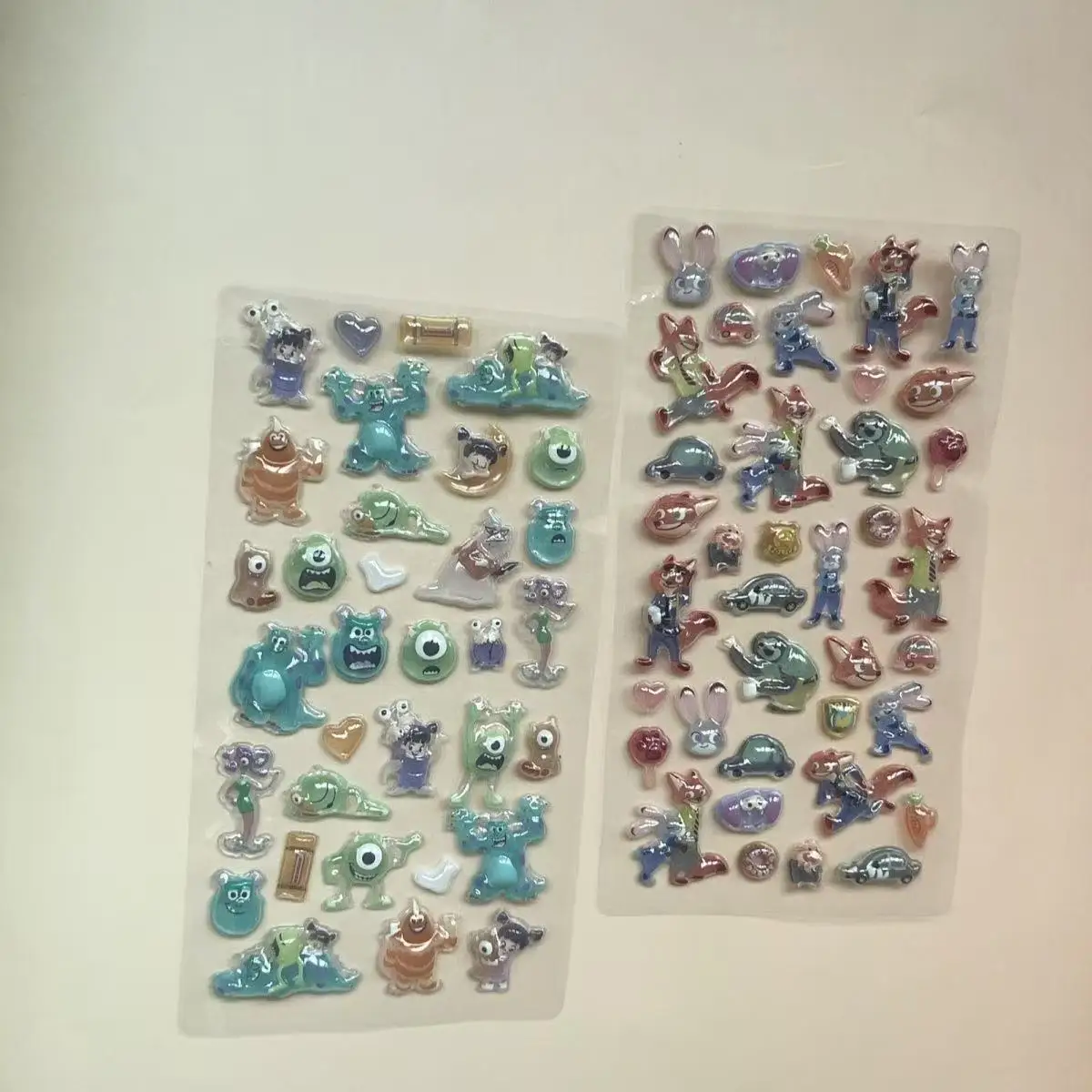Nuevo Disney Alien Stitch 3D tridimensional adhesivo de gelatina transparente pegatina niños taza de agua mochila pegatina decorativa