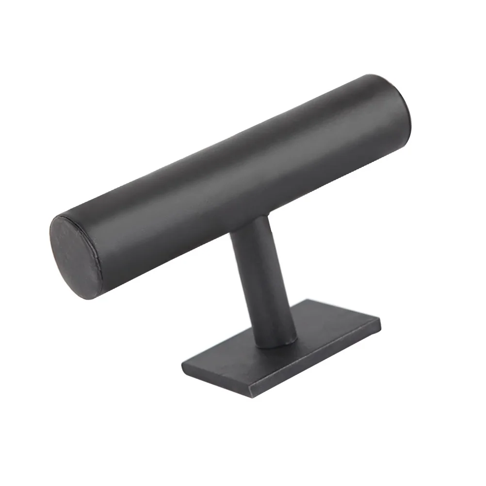

Pu Holder Bracelet Display Jewelry Stand Rack Bangle Holder Jewelry Stand For Watch Storage Rack Black Color