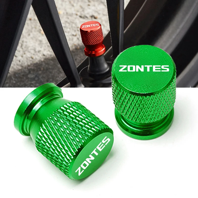 

For Zontes G1 125 ZT125 ZT125U ZT 125 U ZT 310R 2 Pcs Motorcycle Tire Valve Air Port Stem Cover Caps CNC Aluminum Accessories