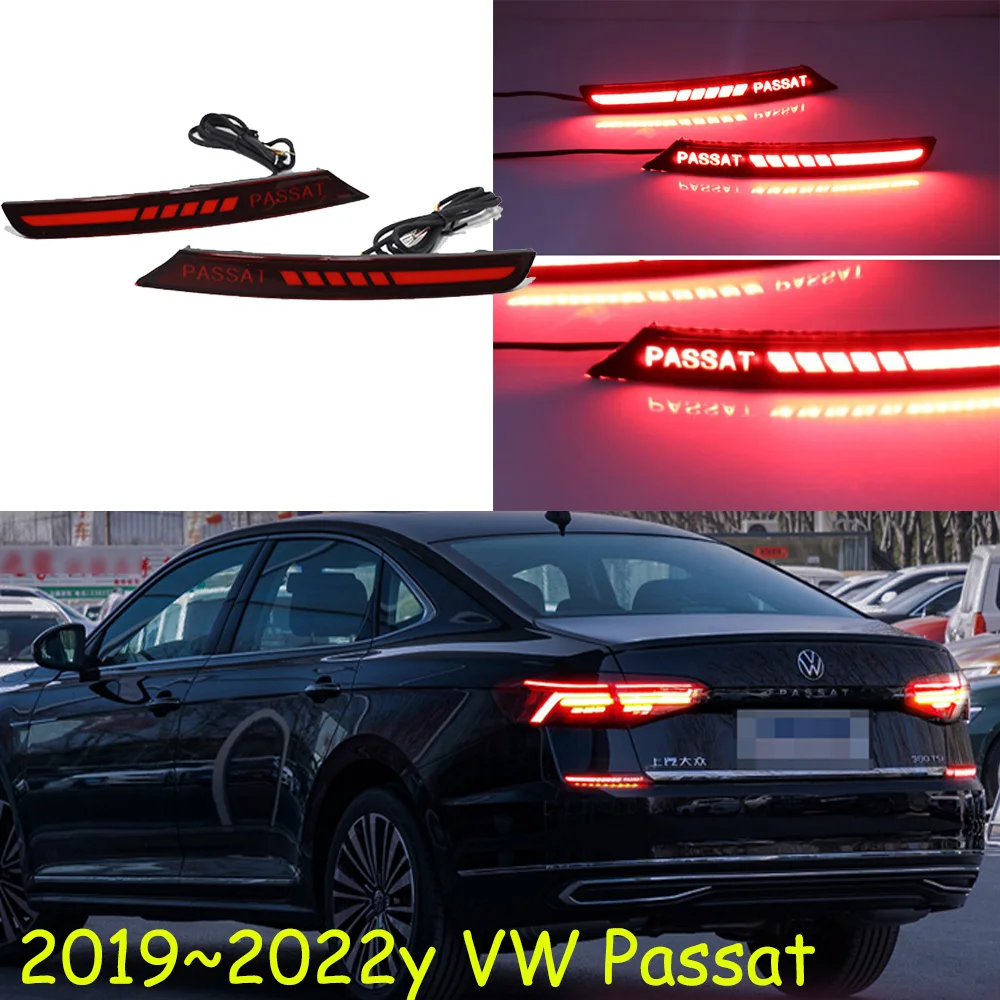 

car accessories bumper tail light for Volkswagen Passat rear light magotan taillight LED 2019~2022y Reflector for VW passat fog