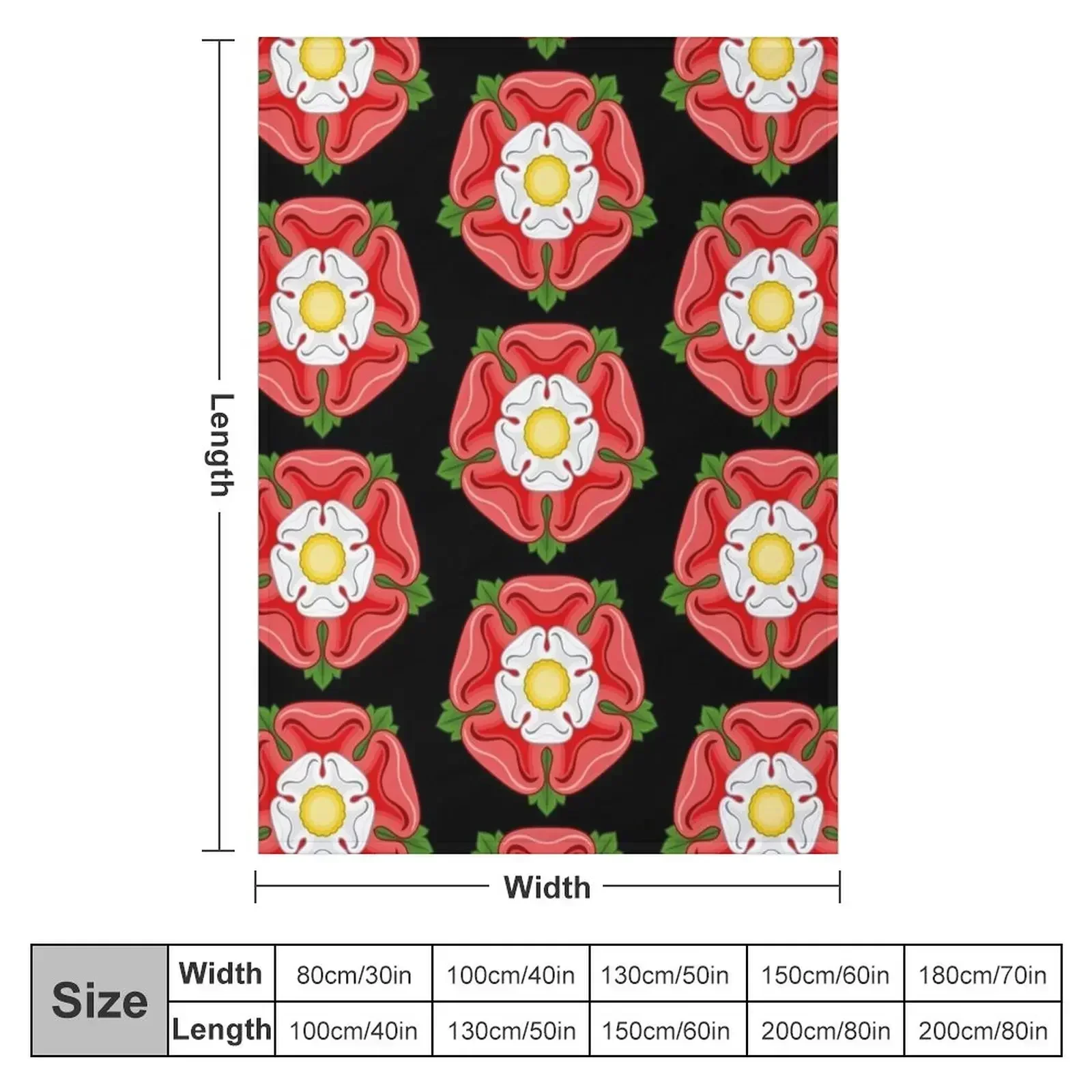 Tudor Rose Throw Blanket Thin Blankets For Baby Furrys Blankets