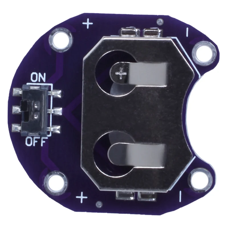 

Держатель батарейки типа «таблетка» A77I для CR2032 — с переключателем (20 шт.)