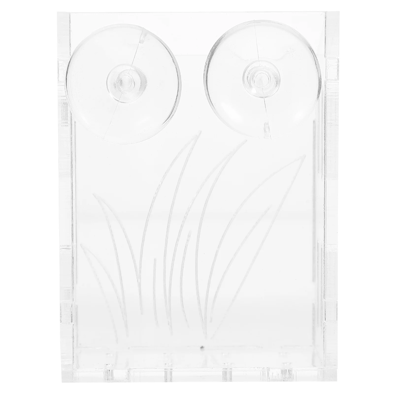 

Aquatic Plant Pot Clear Acrylic Fish Tank Planter Cup with Suction Cup for Easy Mounting Smooth Rim Safe for Landscaping