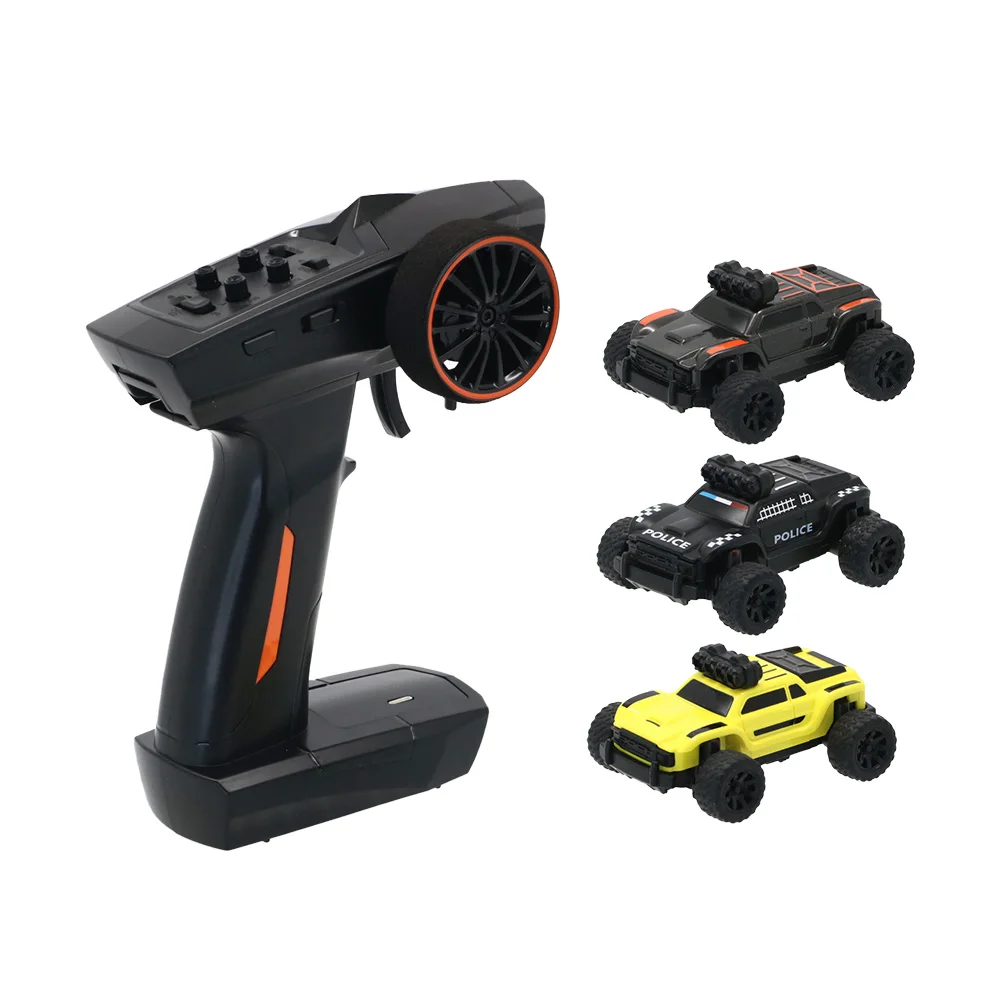 توربو سباق 1:76 C82 C81 صغيرة كاملة النسبي مركبة يتم التحكم بها عن بُعد سيارة RTR مع أضواء باردة للأطفال والكبار هدية لعبة #1