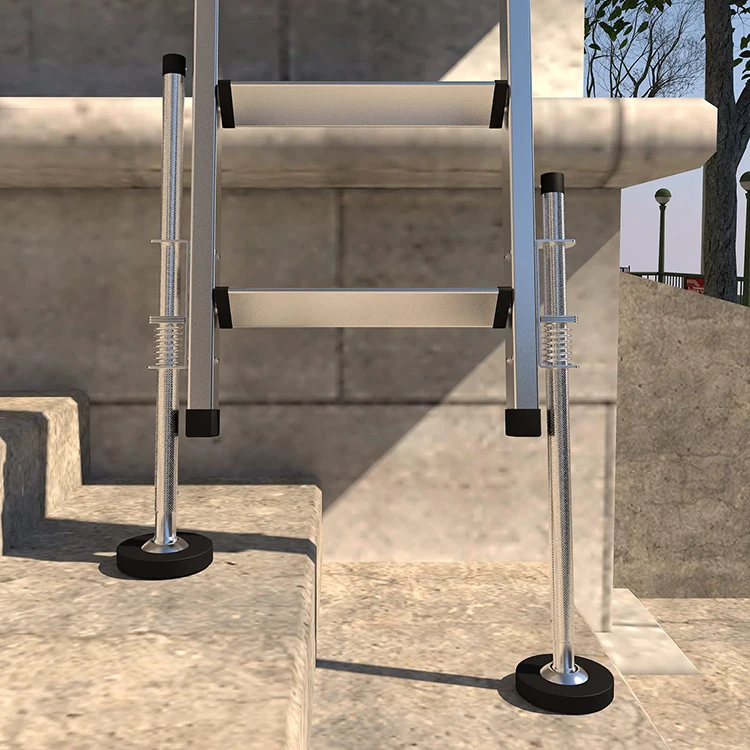 

Ladder Levelers For Type With Anti-Slip Threaded And Adjustable Extension Ladder Legs Extension Ladder Stabilizer