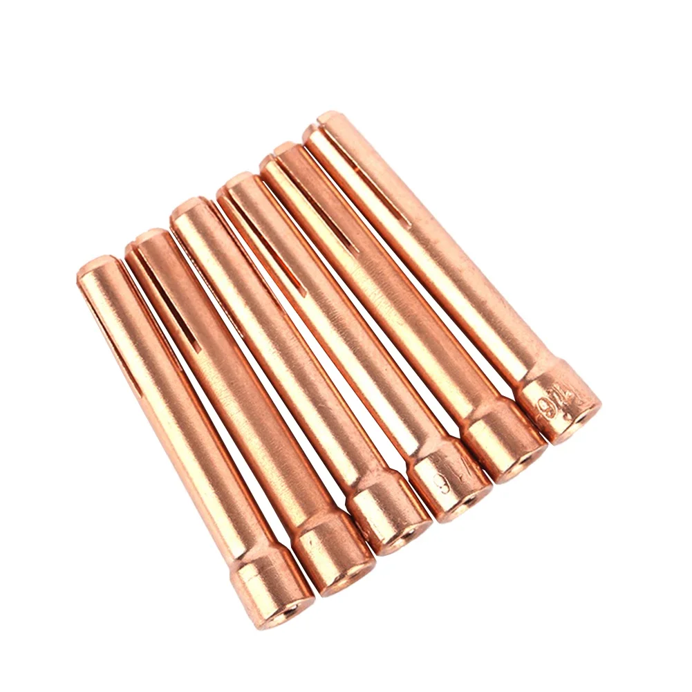 Tool Collet 10PCS/Set 25mm Brass Collet Tungsten Convenient Package Electrodes For WP9/20/25 TIG Welding Practical