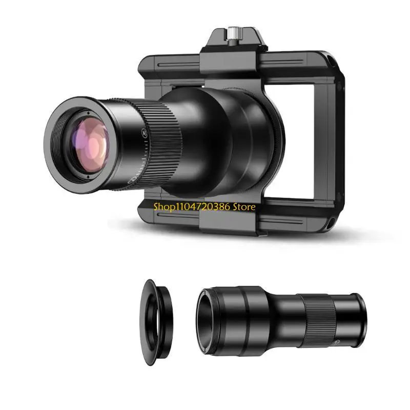 عدسة كاميرا K0EA 6X Telephoto 150mm Universal Lens Clip مرفق عدسة الهاتف #5