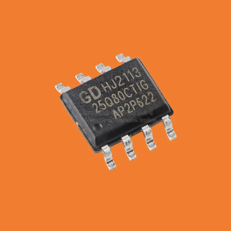 10PCS/Original Genuine GD25Q80CTIG SOP-8 8M bit 3.3V Serial Flash Memory Chip