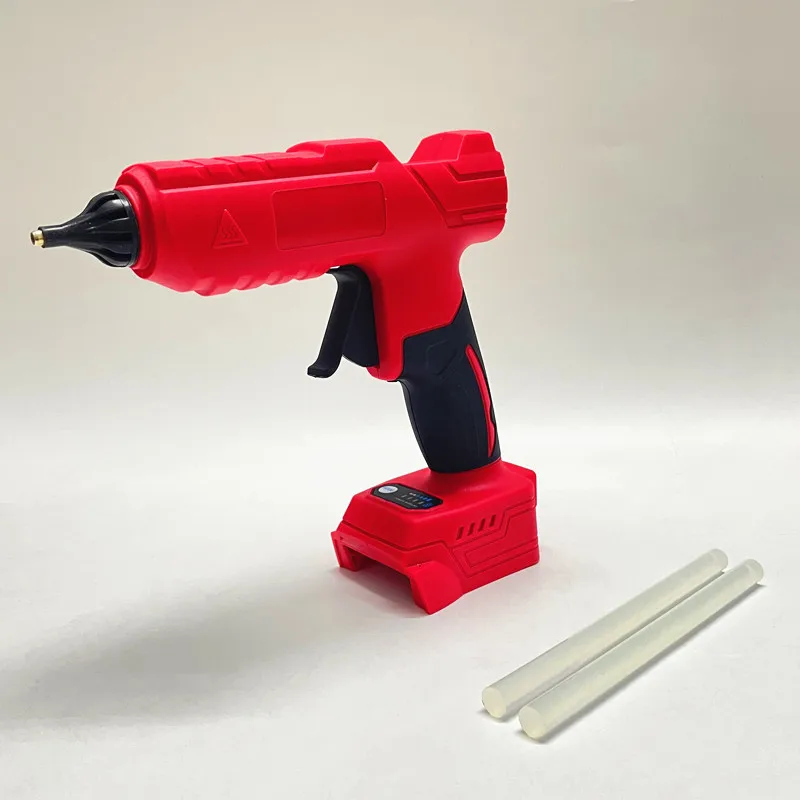 สําหรับ Milwaukee 18V แบตเตอรี่ไฟฟ้าปืนกาวร้อนไร้สาย Melt กาวปืน 11mm กาว Stick Hot Melt เชื่อม Air Gun เครื่องมือ