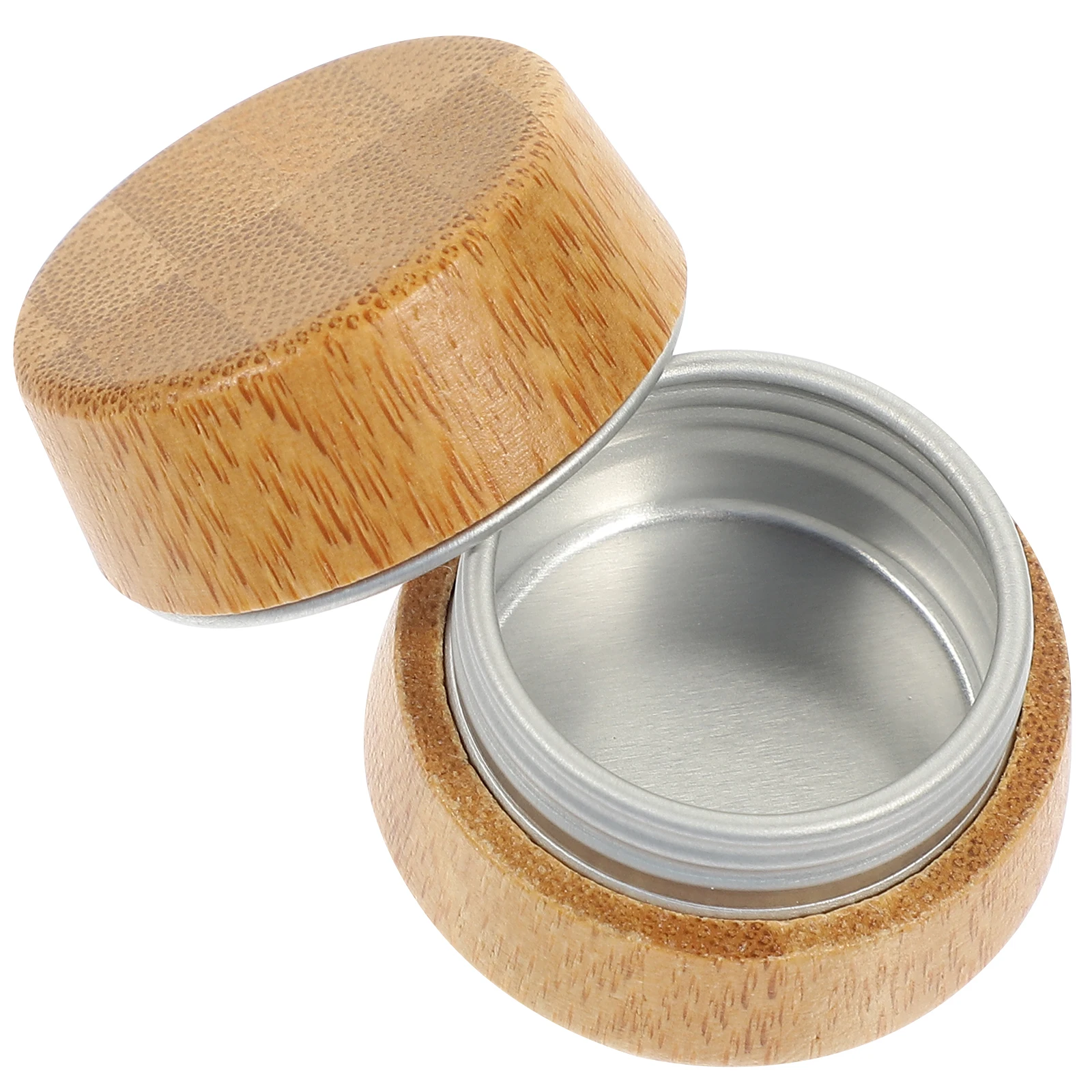 Przenośne aluminiowe pudełko na kosmetyki Wielorazowe etui podróżne z śrubką Pusty pojemnik do przechowywania kremu