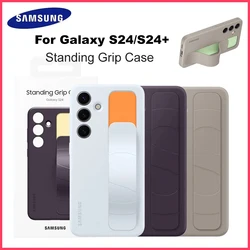 Original Samsung Standing Grip Case For Galaxy S24 S24+ Standing Grip Case S24 S24Plus Standing Grip Cover