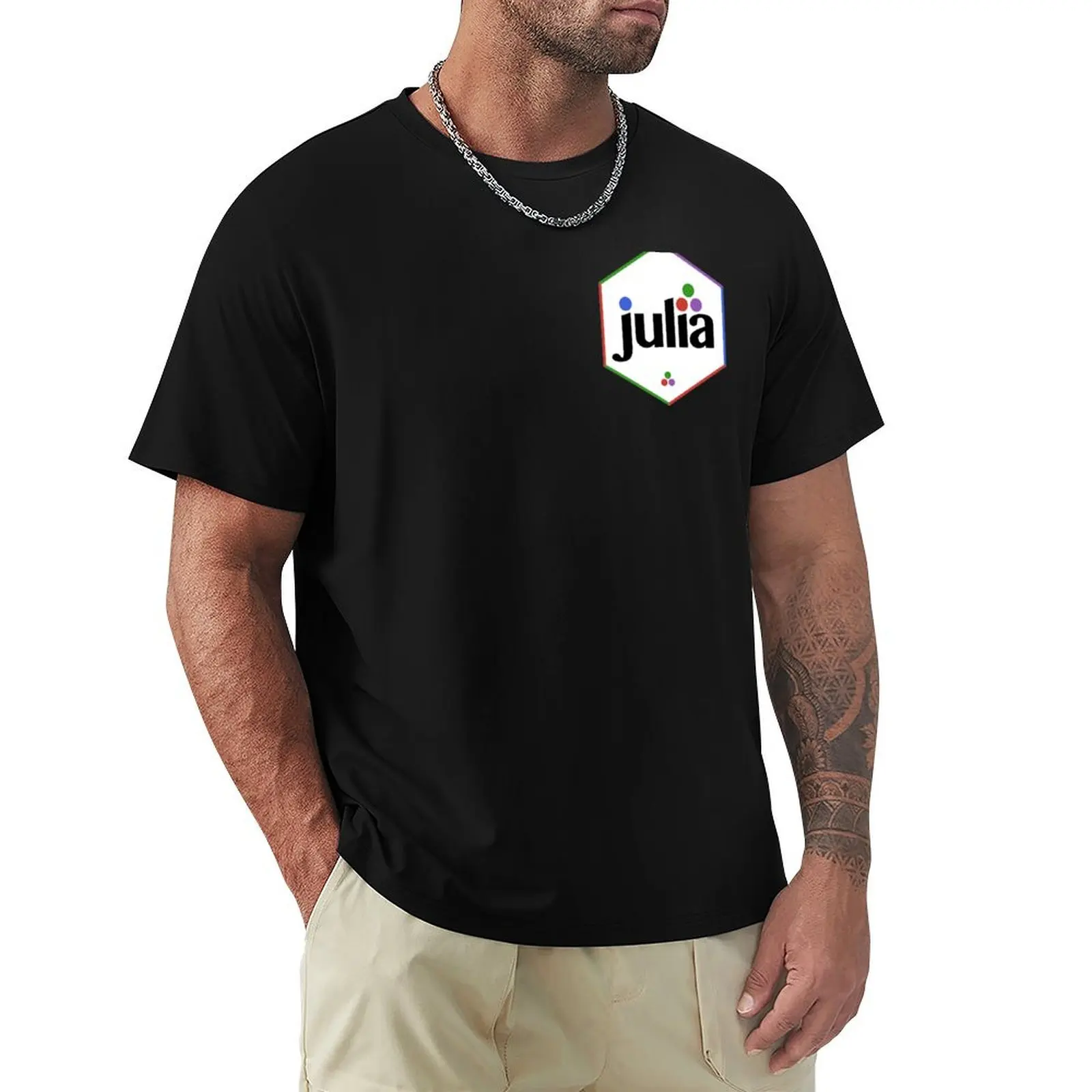 

Julia Hex Sticker Multi-Colored T-Shirt Blouse vintage anime shirt aesthetic clothes summer clothes outfits for men
