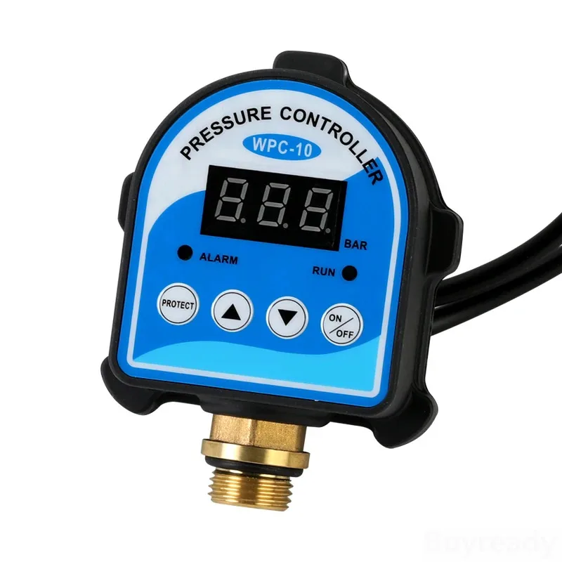 1pc 220V Automatic Eletronic Digital Display Pressure Controller Switch WPC-10 Oil Water Booster Pump Air Compressor Vacuum