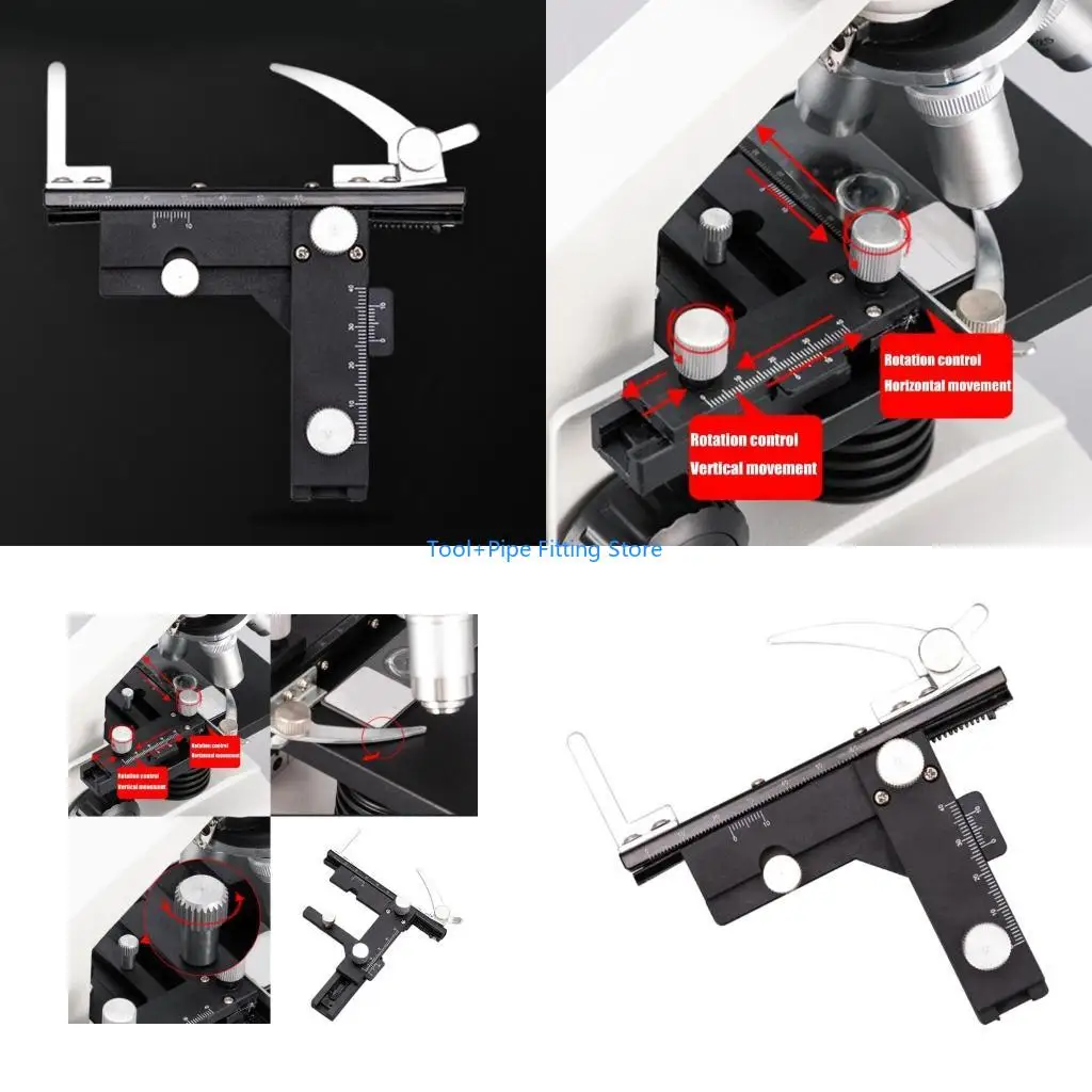F92B Clear Reading Microscope Stage Micrometer Stable & Easy to Use Microscope Measuring for Expert Users in Manufacturing