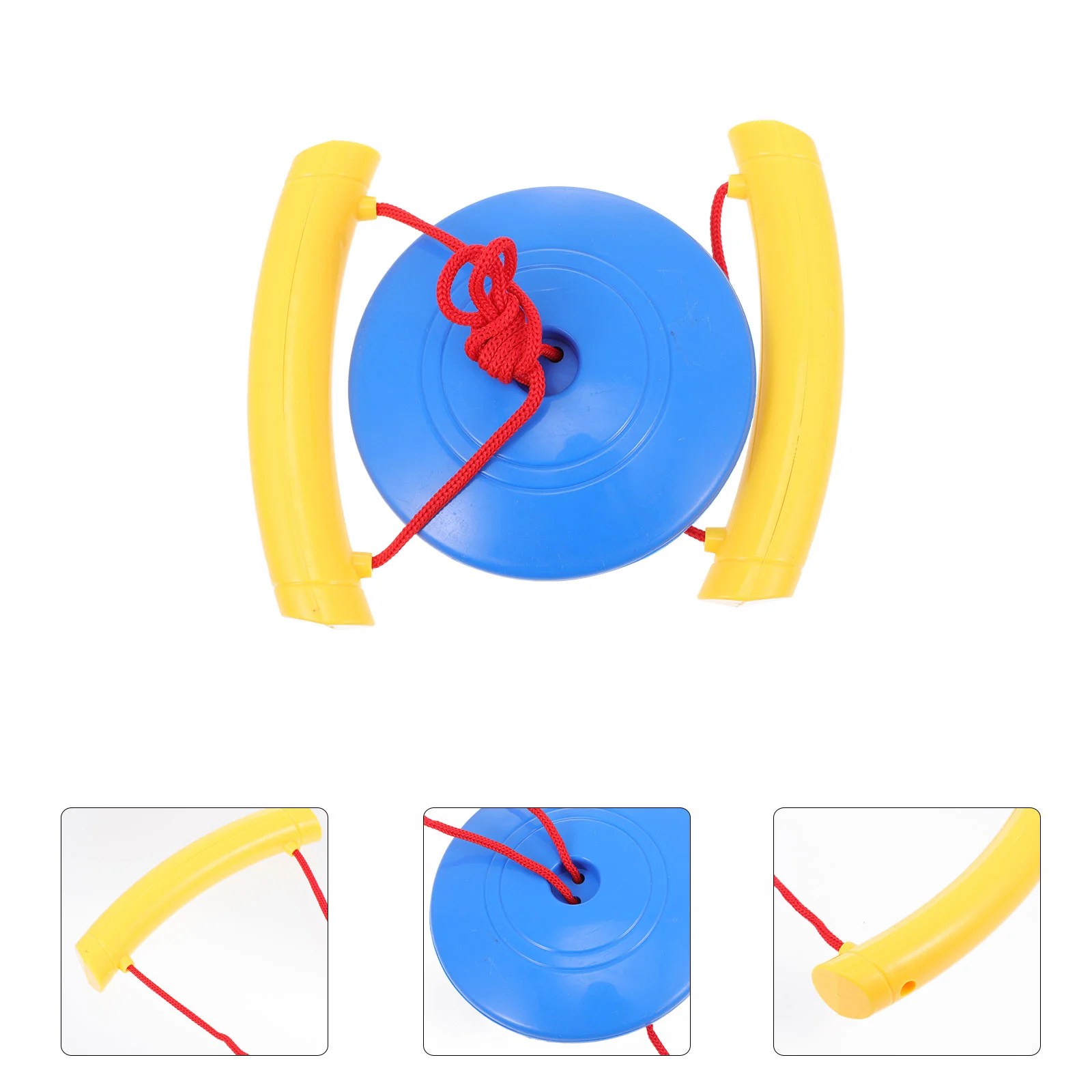 Pull Disc Rope Kids Puller Pulling Ropes Tools for Chest Expander Double Toy Exercising Plate Fitness Plastic Hand Draw Plates