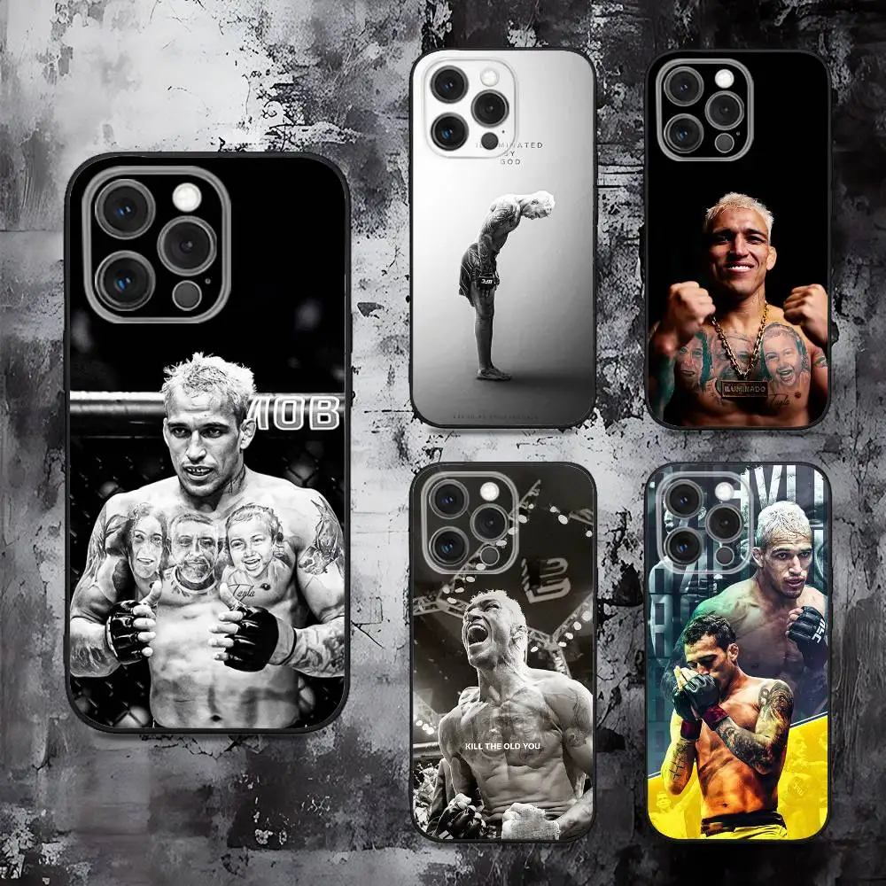 

C-Charles Boxer O-Oliveira Phone Case For iPhone 16,15,14,13,12,11,Pro,Max,Plus,X,XS,SE,E,Mini,Soft Silicone Black Case