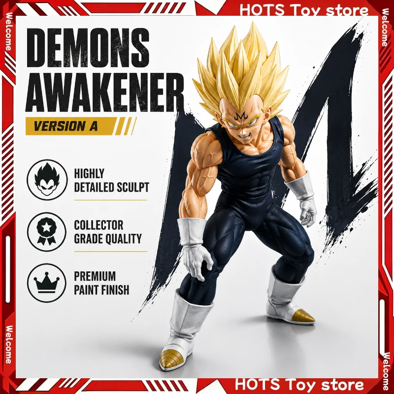 

NEW In Stock Black Hole Toys TK Dragon Ball SHF Super Saiyan SSJ Majin Vegeta Full Power Anime Action Figure Model Gift Toy