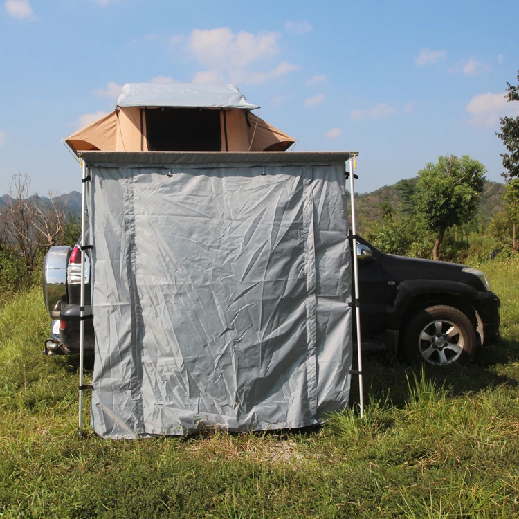 الجملة 3 أشخاص في الهواء الطلق سيارة التخييم سقف خيمة