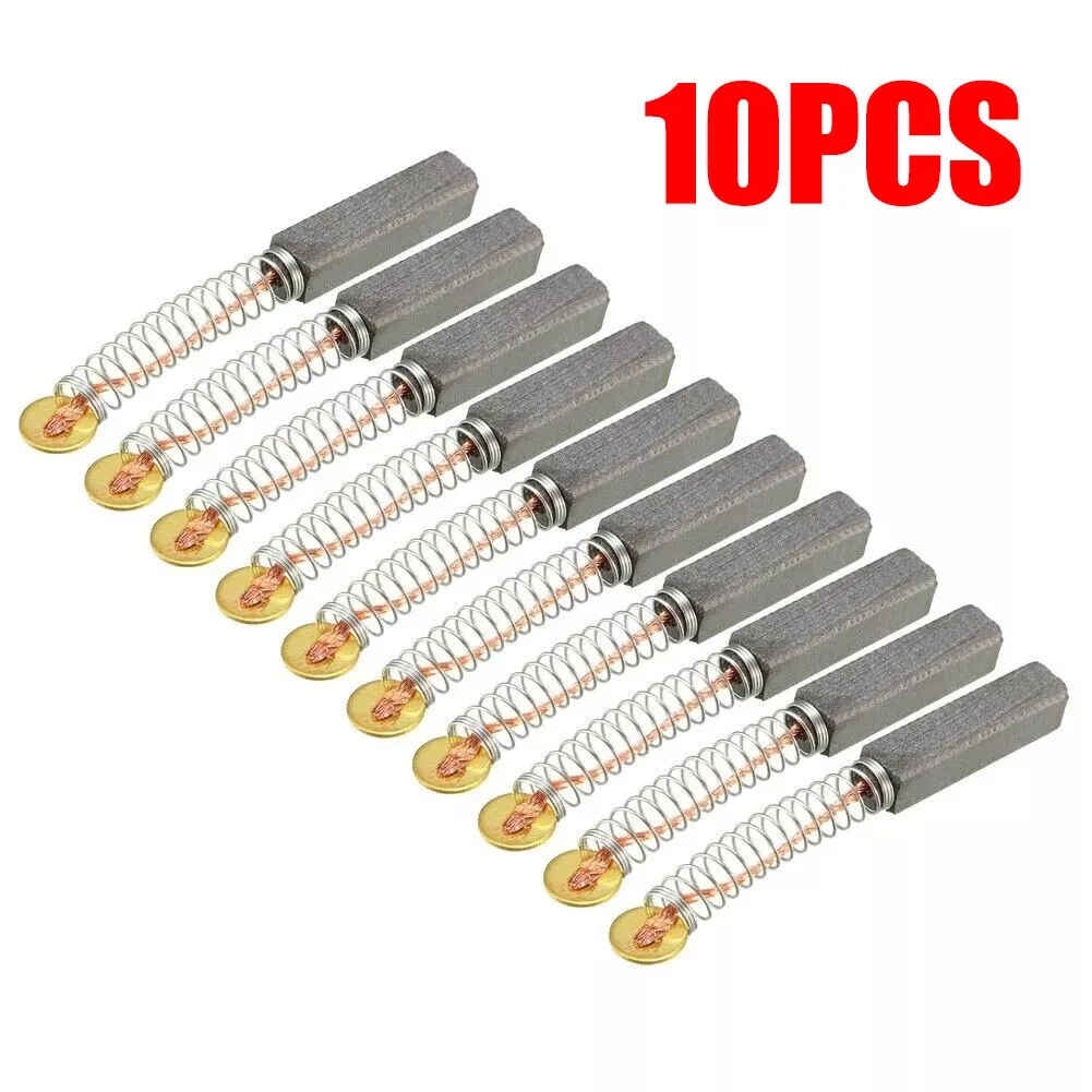전기 모터용 카본 브러시 교체 부품, 20mm × 5mm × 5mm, 20mm 용수철 길이 해머 드릴 전동 공구 부품, 세트당 10 개
