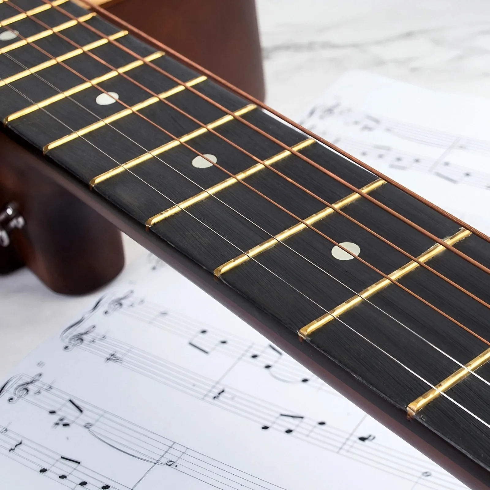 Akustische Gitarrensaiten, 6 Teile/satz, Saiten aus reinem Kupfer, 1–6 für Akustikgitarre, Ukulele, Bass, Stahldraht, klassische Akustik-Folk – Detail 2