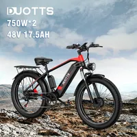 DUOTTS F26-2023 New 750w * 2 Dual Motor,LG20AH Battery,26 Inch Fat Tire Adult Mountain Off Road Full Suspension Electric Bicycle