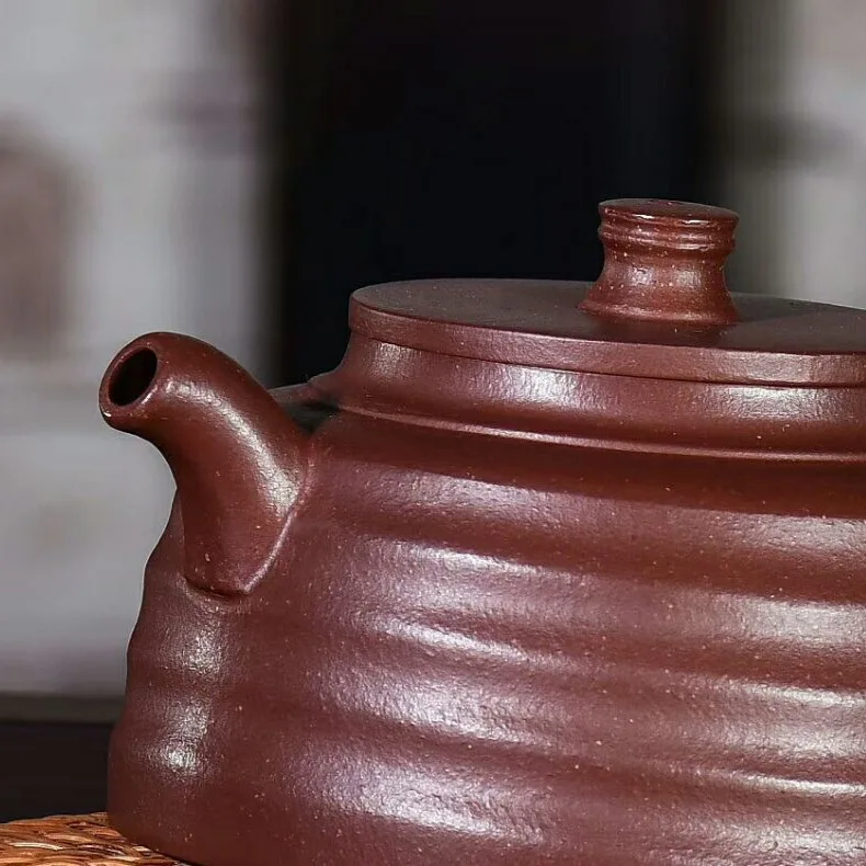 Yixing Zisha Clay Teapot Set Tea Ceremony Brewing Pot Handmade Famous Artisans Made From Pure Raw Ore 