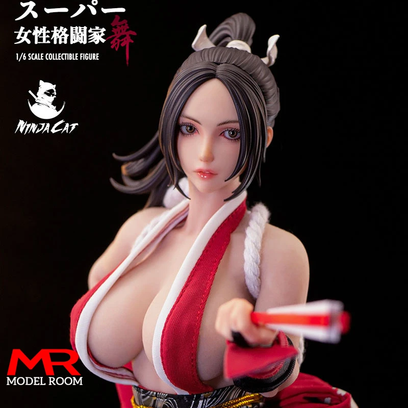 

2025 Q2 N001 1/6 Scale Mai Shiranui Movable Eyes Action Figure 12'' Female Soldier Silicone Figurine Full Set Collectible Model