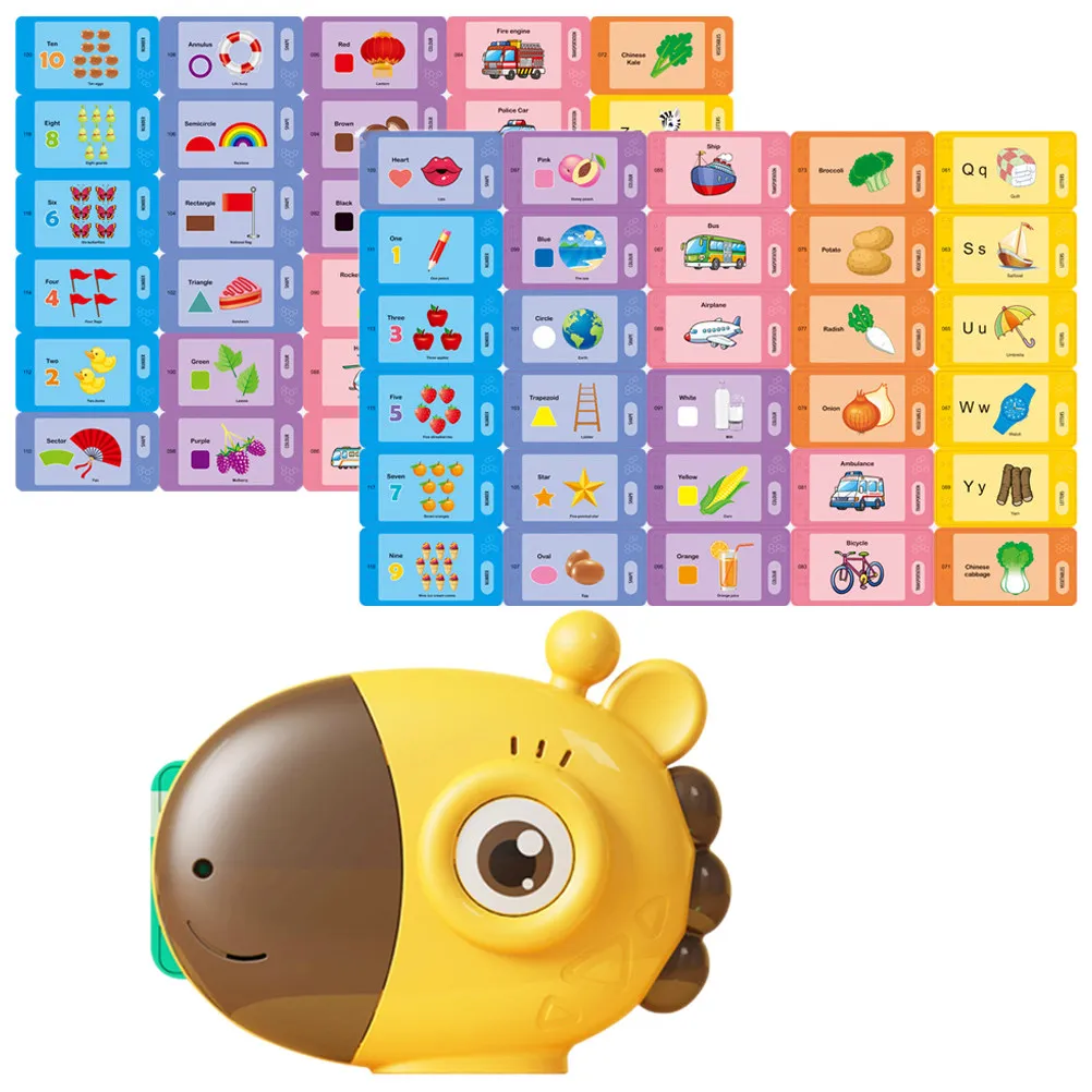 set-di-1-macchina-interattiva-a-forma-di-giraffa-per-bambini-con-10-carte-a-tema-forme-colori-animali-mezzi-di-trasporto-cibo-frutta-natura