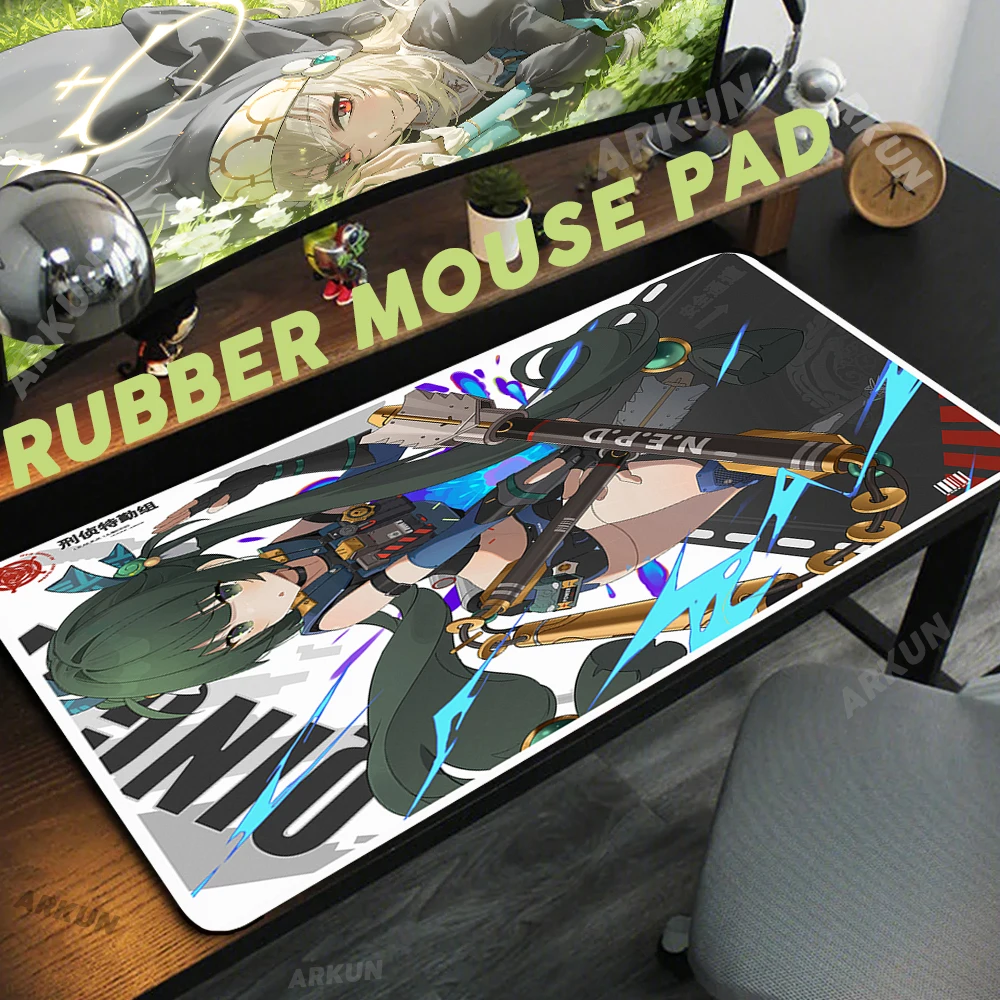 Large Cool Kawaii Girl QingYi Popular Top Zenless Zone Zero Gaming Mouse Pad XXL 900X400 Gamer Keyboard Desk Laptops Anime Mat