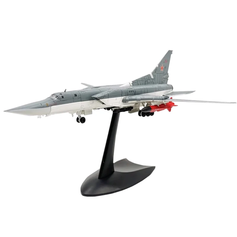 1/144 Scale Soviet Tupolev Tu22 TU22M3 Backfire Bomber Aircraft Metal Military Plane Toy Model Collection Ornament Gift