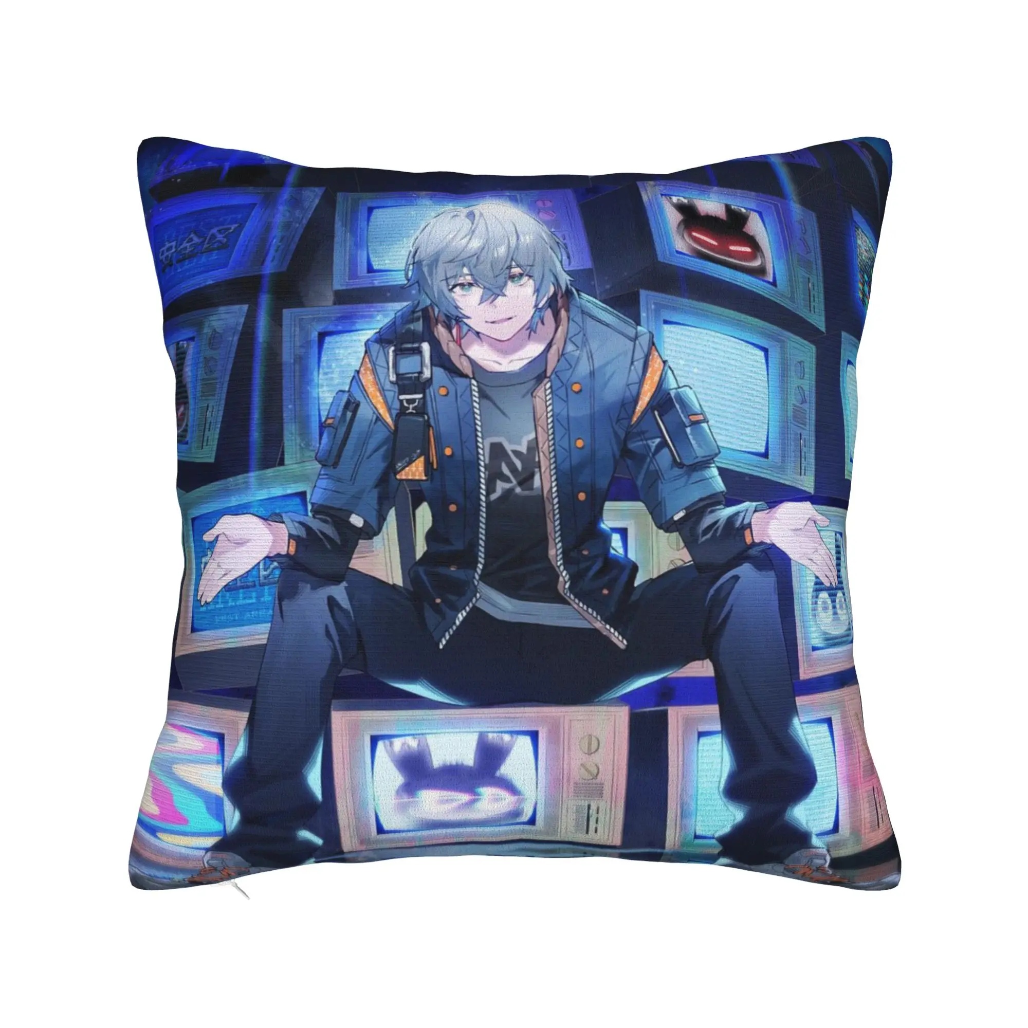 Decorative Pillow Covers Zenless Zone Zero Merchandise Seater  Throw Pillow Case Cover Square Multi Size
