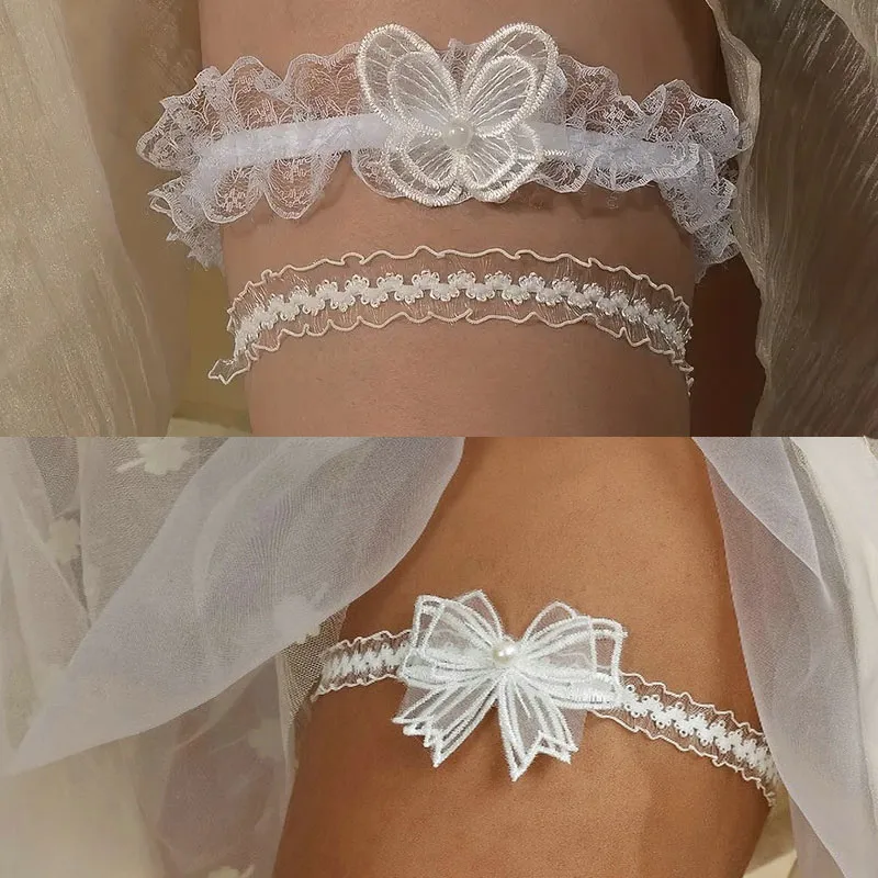 لطيف مقوس دانتيل الرباط المرأة مثير اكسسوارات الراين الديكور الرباط لوليتا الرباط المثيرة الملابس الداخلية جوارب الملحقات #2