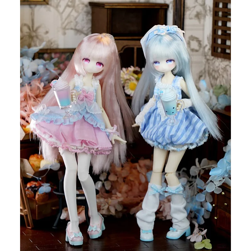 Autentica scatola cieca per trapianto di capelli Momotale Four Seasons Tea Story Bjd Doll Joint Mobile Kawaii Fashion Girl Festival Gift